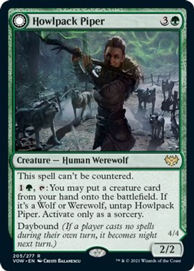 Howlpack Piper card art