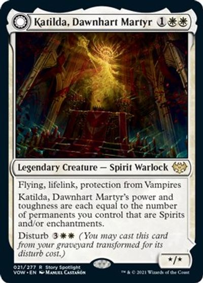 Katilda, Dawnhart Martyr card art
