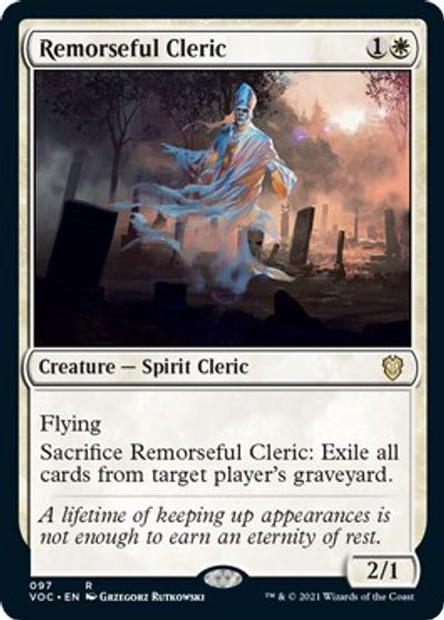 Remorseful Cleric card art