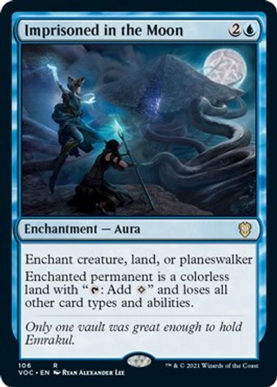 Imprisoned in the Moon card art