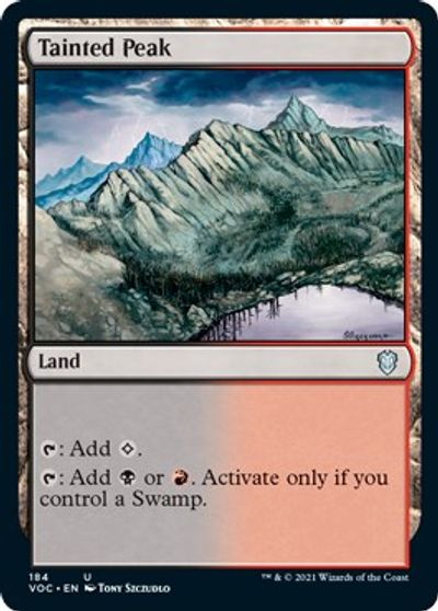 Tainted Peak card art
