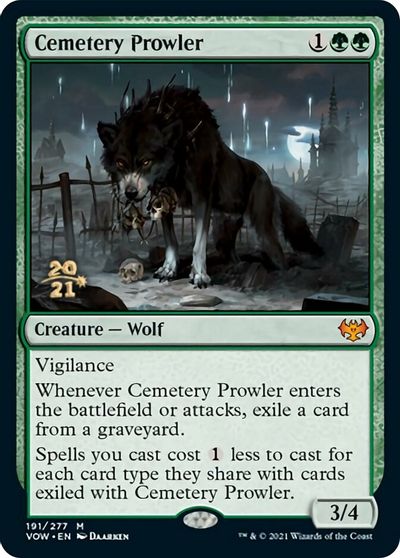 Cemetery Prowler card art