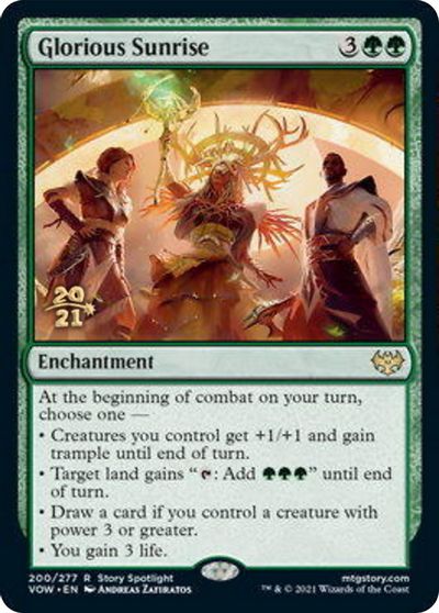 Glorious Sunrise card art