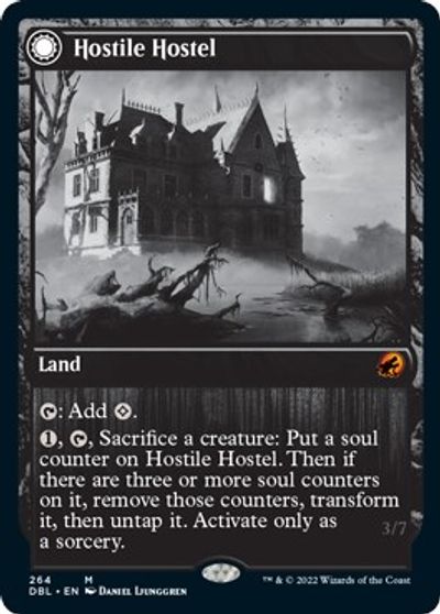 Hostile Hostel card art