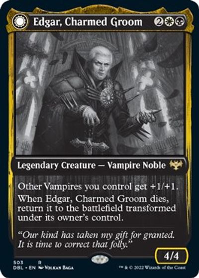 Edgar, Charmed Groom card art