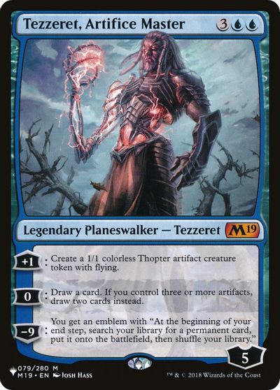 Tezzeret, Artifice Master card art