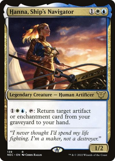 Hanna, Ship's Navigator card art