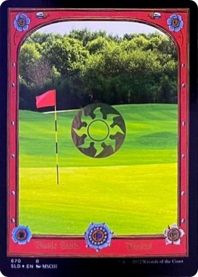 Plains // Battlefield Forge card art