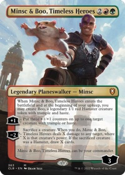 Minsc & Boo, Timeless Heroes (Borderless) card art