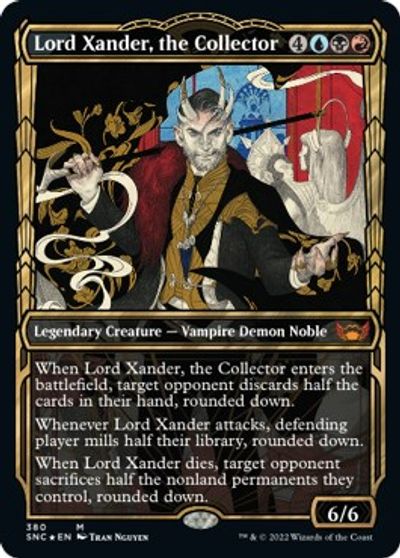 Lord Xander, the Collector (Gilded Foil) card art