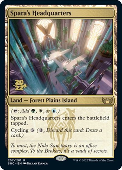 Spara's Headquarters card art