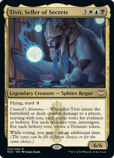 Tivit, Seller of Secrets card art