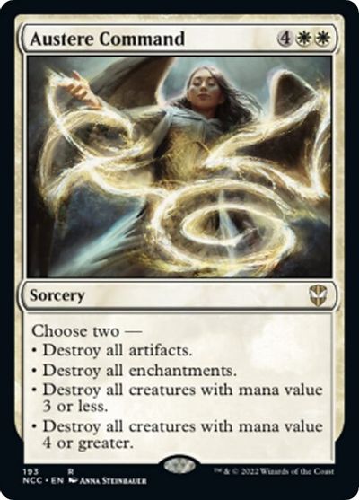 Austere Command card art