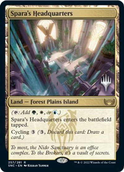 Spara's Headquarters card art