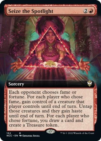 Seize the Spotlight (Extended Art) card art
