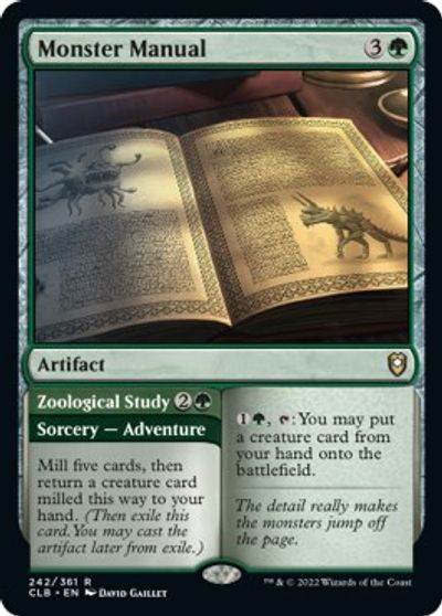 Monster Manual card art