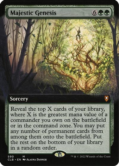 Majestic Genesis (Extended Art) card art