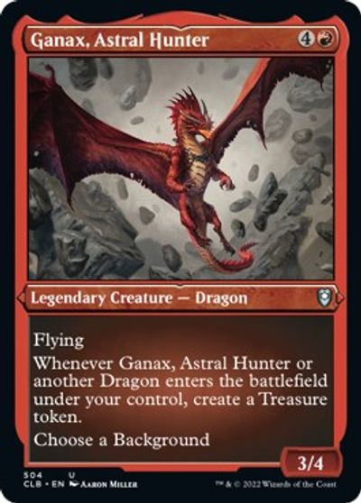 Ganax, Astral Hunter (Foil Etched) card art