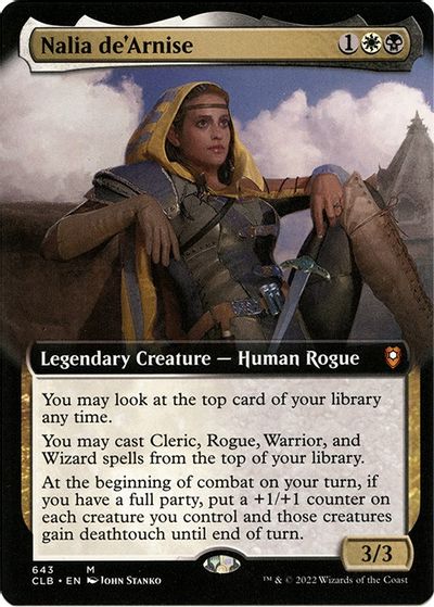 Nalia de'Arnise (Extended Art) card art
