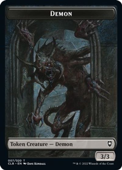 Demon Token card art