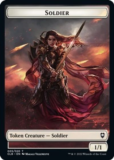 Soldier Token card art
