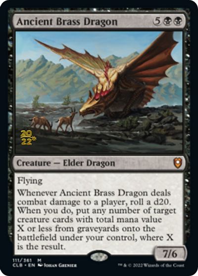 Ancient Brass Dragon card art