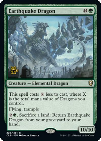 Earthquake Dragon card art