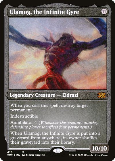 Ulamog, the Infinite Gyre (Foil Etched) card art