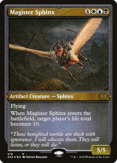 Magister Sphinx (Foil Etched) card art