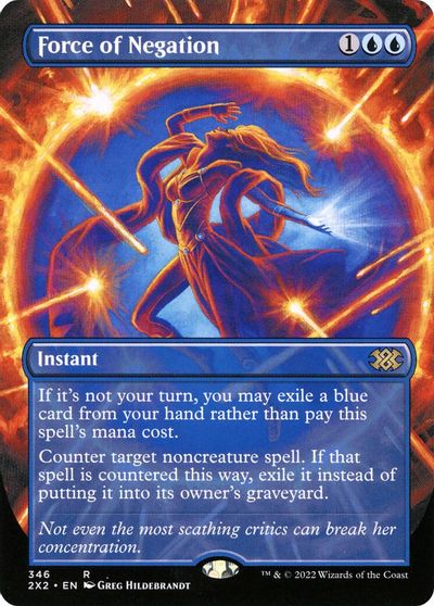 Force of Negation (Borderless) card art