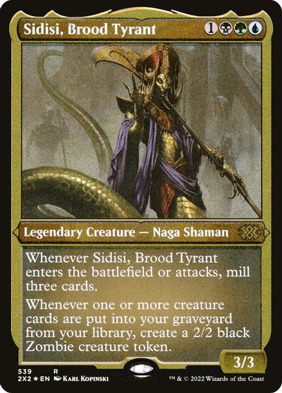 Sidisi, Brood Tyrant (Foil Etched) card art