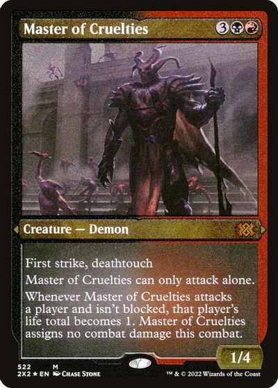 Master of Cruelties (Foil Etched) card art