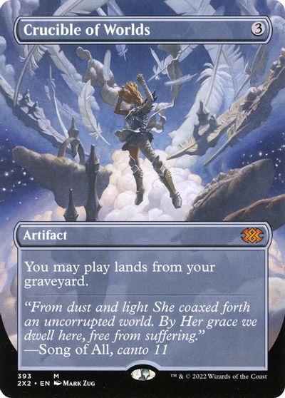Crucible of Worlds (Borderless) card art