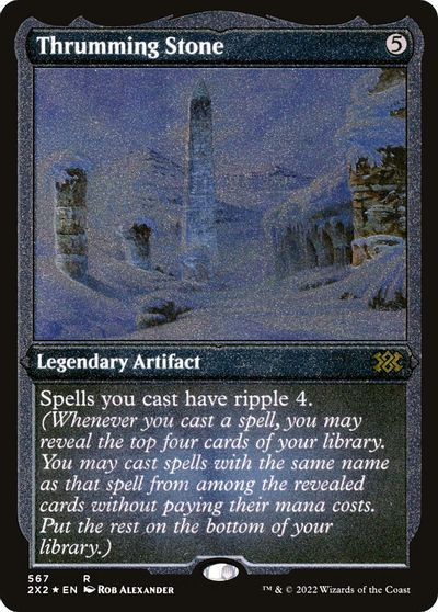 Thrumming Stone (Foil Etched) card art