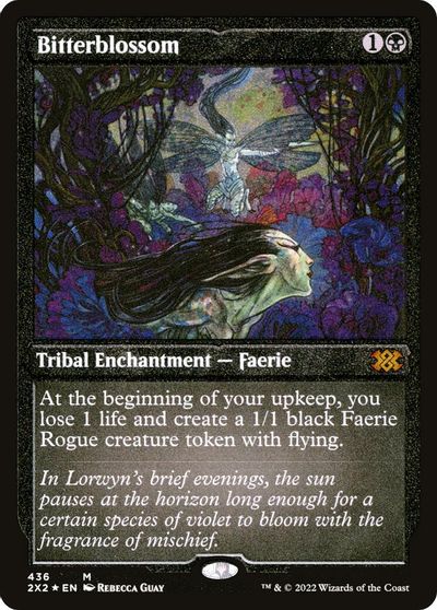 Bitterblossom (Foil Etched) card art
