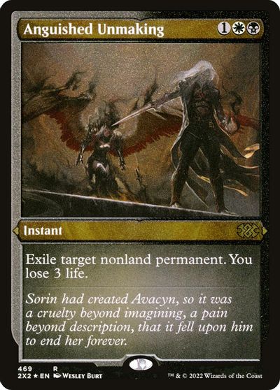 Anguished Unmaking (Foil Etched) card art
