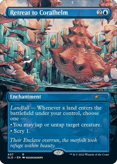 Retreat to Coralhelm (Borderless) card art