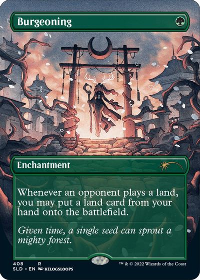Burgeoning (Borderless) card art