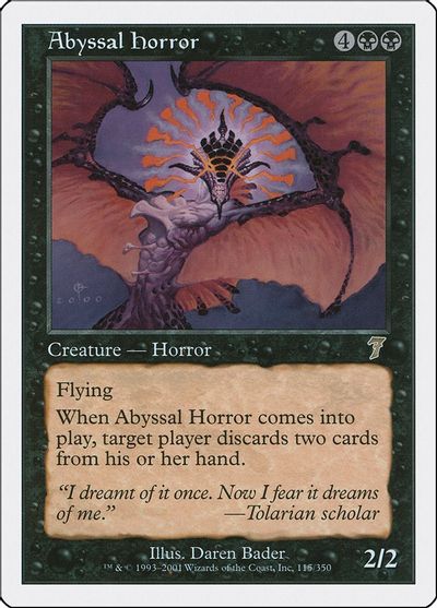 Abyssal Horror card art