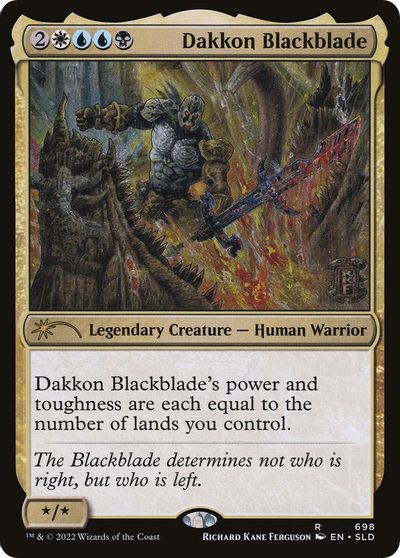 Dakkon Blackblade card art