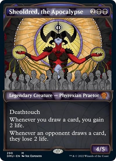 Sheoldred, the Apocalypse (Showcase) card art
