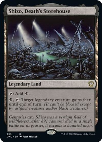 Shizo, Death's Storehouse card art