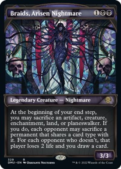 Braids, Arisen Nightmare (Textured Foil) card art