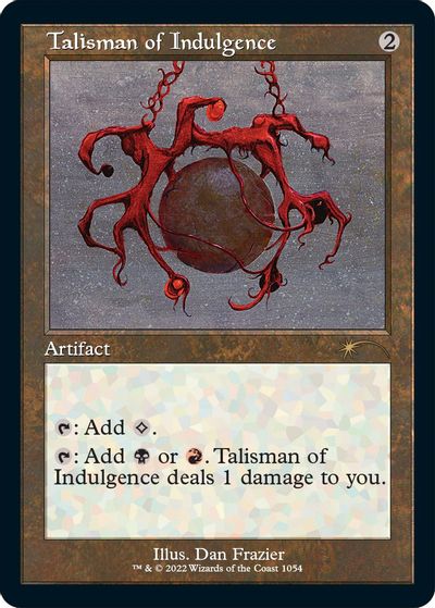 Talisman of Indulgence (Retro Frame) card art