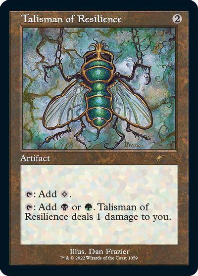 Talisman of Resilience (Retro Frame) card art