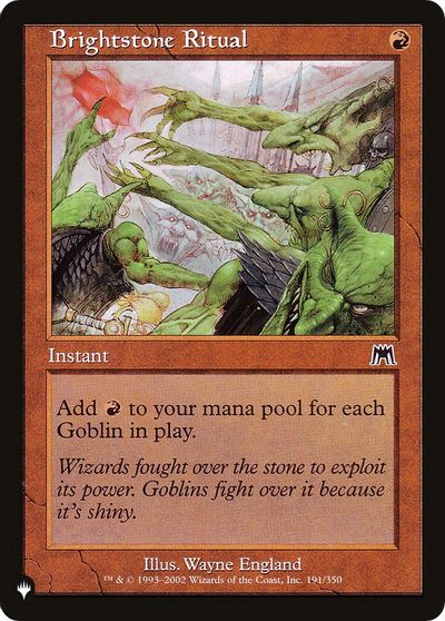 Brightstone Ritual card art