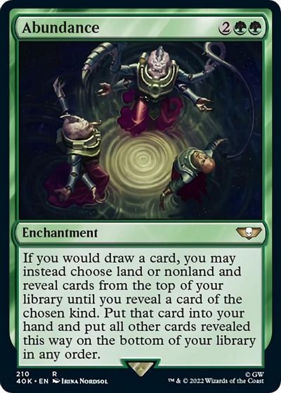 Abundance card art