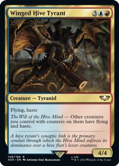 Winged Hive Tyrant (Surge Foil) card art
