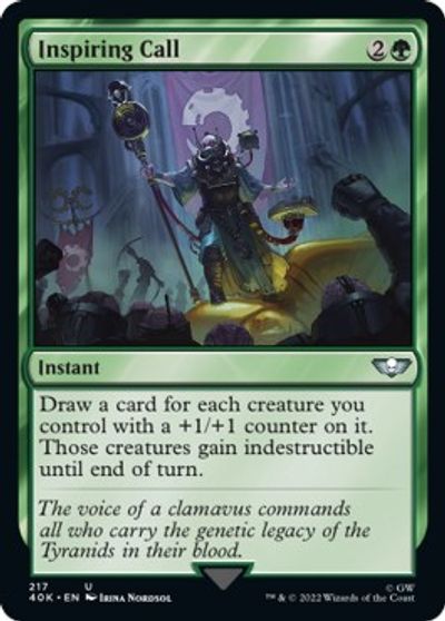 Inspiring Call (Surge Foil) card art