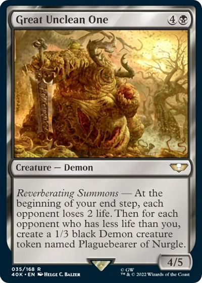 Great Unclean One (Surge Foil) card art